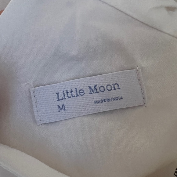 NWOT Aritzia Little Moon Lucia poplin blouse in white, SZ MEDIUM - Picture 10 of 11